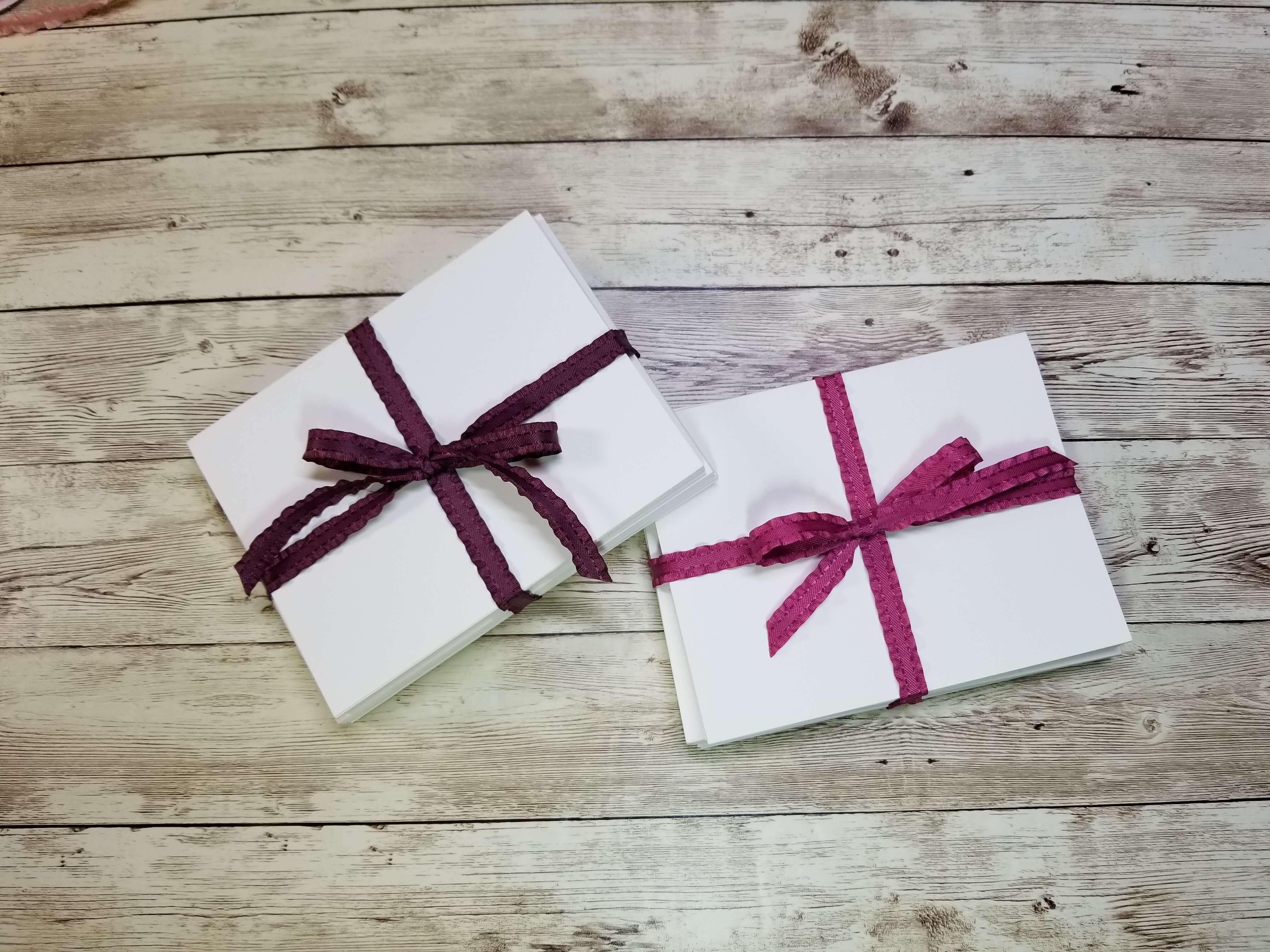 Blank Cards Basic White A2